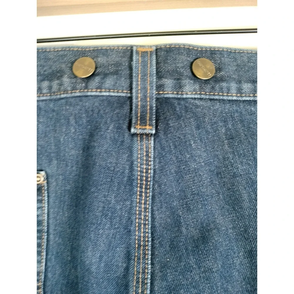 Carhartt Utility Logger Denim Jeans Men 42x32 (31)Relaxed Fit Rugged Flex